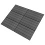 Baldosas 6 unidades WPC gris 1m² 60x30 cm en Materiales de construcción | Comprar online en Foru.es