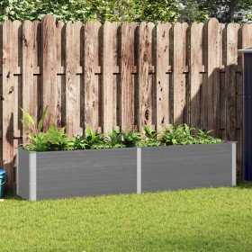Arriate de WPC gris 250x50x91 cm en Macetas y jardineras | Comprar online en Foru.es