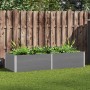 Arriate de WPC gris 250x100x54 cm en Macetas y jardineras | Comprar online en Foru.es