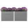 Arriate de WPC gris 250x100x91 cm en Macetas y jardineras | Comprar online en Foru.es