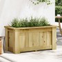 Arriate de madera de pino impregnada 100x50x50 cm en Macetas y jardineras | Comprar online en Foru.es