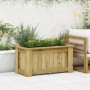 Arriate de madera de pino impregnada 100x50x50 cm en Macetas y jardineras | Comprar online en Foru.es