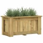Arriate de madera de pino impregnada 100x50x50 cm en Macetas y jardineras | Comprar online en Foru.es