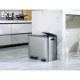 EKO Cubo de pedal EcoCasa 30+15 L plateado mate de EKO, Contenedores de residuos - Ref: Foro24-440010, Precio: 151,96 €, Desc...