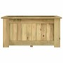 Arriate de madera de pino impregnada 100x50x50 cm en Macetas y jardineras | Comprar online en Foru.es