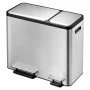 EKO Cubo de pedal EcoCasa 30+15 L plateado mate de EKO, Contenedores de residuos - Ref: Foro24-440010, Precio: 152,23 €, Desc...