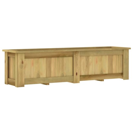 Arriate de madera de pino impregnada 196x50x50 cm en Macetas y jardineras | Comprar online en Foru.es