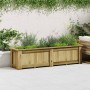 Arriate de madera de pino impregnada 196x50x50 cm en Macetas y jardineras | Comprar online en Foru.es