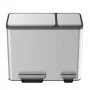 EKO Cubo de pedal EcoCasa 30+15 L plateado mate de EKO, Contenedores de residuos - Ref: Foro24-440010, Precio: 152,23 €, Desc...