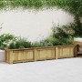 Arriate de madera de pino impregnada 291x50x50 cm en Macetas y jardineras | Comprar online en Foru.es