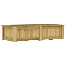 Arriate de madera de pino impregnada 196x100x50 cm en Macetas y jardineras | Comprar online en Foru.es