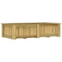 Arriate de madera de pino impregnada 196x100x50 cm en Macetas y jardineras | Comprar online en Foru.es