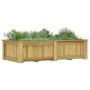 Arriate de madera de pino impregnada 196x100x50 cm en Macetas y jardineras | Comprar online en Foru.es