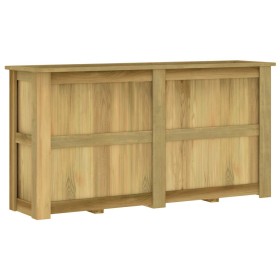 Arriate de madera de pino impregnada 196x50x100 cm en Macetas y jardineras | Comprar online en Foru.es