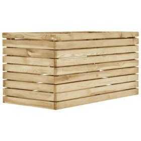 Arriate de madera de pino impregnada 100x50x50 cm en Macetas y jardineras | Comprar online en Foru.es