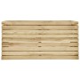 Arriate de madera de pino impregnada 100x50x50 cm en Macetas y jardineras | Comprar online en Foru.es