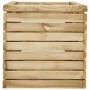 Arriate de madera de pino impregnada 100x50x50 cm en Macetas y jardineras | Comprar online en Foru.es