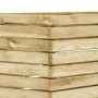 Arriate de madera de pino impregnada 100x50x50 cm en Macetas y jardineras | Comprar online en Foru.es