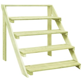 Soporte para plantas madera de pino impregnada 80x80x80 cm en Soportes para macetas | Comprar online en Foru.es