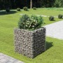 Arriate de gaviones de acero 90x90x100 cm en Macetas y jardineras | Comprar online en Foru.es