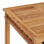 Mesa de comedor de jardín madera maciza de teca 80x80x80 cm en Mesas de jardín | Comprar online en Foru.es