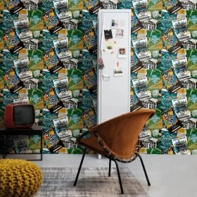 Good Vibes Papel de pared Club Posters verde y naranja de Noordwand, Papel pintado - Ref: Foro24-440424, Precio: 26,46 €, Des...