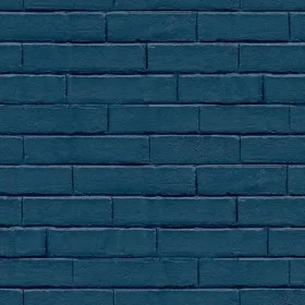 Good Vibes Blue Brick Wall Wallpaper by Noordwand, Painted paper - Ref: Foro24-440432, Price: 21,71 €, Discount: %