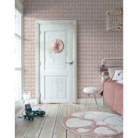Good Vibes Papel de pared Hexagon Pattern rosa y morado de Noordwand, Papel pintado - Ref: Foro24-440445, Precio: 22,00 €, De...