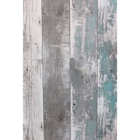 Topchic Papel de pared Wooden Planks gris oscuro y azul de Noordwand, Papel pintado - Ref: Foro24-440462, Precio: 26,46 €, De...