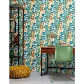 Good Vibes Papel de pared Big Leaves azul y verde de Noordwand, Papel pintado - Ref: Foro24-440439, Precio: 29,03 €, Descuent...