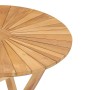 Mesa de jardín plegable madera maciza de teca Ø 60 cm en Mesas de jardín | Comprar online en Foru.es