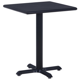 Mesa de jardín negra 60x60x75 cm en Mesas de jardín | Comprar online en Foru.es