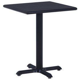 Mesa de jardín negra 60x60x75 cm en Mesas de jardín | Comprar online en Foru.es