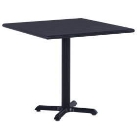 Mesa de jardín negra 80x80x75 cm en Mesas de jardín | Comprar online en Foru.es