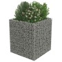 Arriate de gaviones de acero 90x90x100 cm en Macetas y jardineras | Comprar online en Foru.es