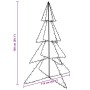 Árbol Navidad 240 luces LED interior y exterior 115x150 cm en Decoración Festiva y Estacional | Comprar online en Foru.es