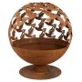 Esschert Design Brasero con pájaros cortadas a láser oxidado de Esschert Design, Chimeneas - Ref: Foro24-440999, Precio: 235,...