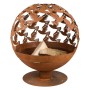 Esschert Design Brasero con pájaros cortadas a láser oxidado de Esschert Design, Chimeneas - Ref: Foro24-440999, Precio: 206,...