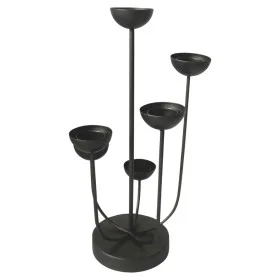 Lesli Living Mira Kerzenhalter schwarz 45,5 cm von Lesli Living, Kronleuchter - Ref: Foro24-441254, Preis: 48,68 €, Rabatt: %