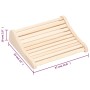 Reposacabezas para sauna madera maciza de pino en Piscinas | Comprar online en Foru.es