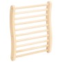 Respaldo de sauna madera maciza de pino en forma de S en Piscinas | Comprar online en Foru.es