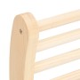 Respaldo de sauna madera maciza de pino en forma de S en Piscinas | Comprar online en Foru.es