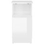 Mesa auxiliar madera contrachapada blanco brillante 36x30x56 cm de vidaXL, Mesas auxiliares - Ref: Foro24-802999, Precio: 36,...