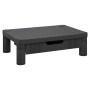 Soporte para monitor negro 43x30,5x13 cm en Muebles TV | Comprar online en Foru.es
