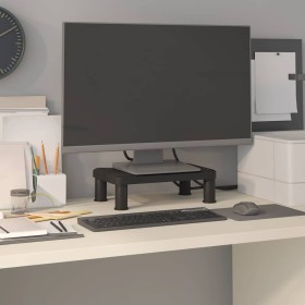 Soporte para monitor negro 38x24x10,5 cm en Muebles TV | Comprar online en Foru.es