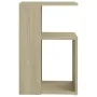 Mesa auxiliar de madera contrachapada color roble 36x30x56 cm de vidaXL, Mesas auxiliares - Ref: Foro24-802996, Precio: 27,79...