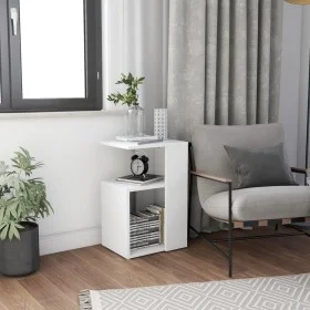 Mesa auxiliar de madera contrachapada blanco 36x30x56 cm de vidaXL, Mesas auxiliares - Ref: Foro24-802993, Precio: 28,96 €, D...