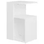Mesa auxiliar de madera contrachapada blanco 36x30x56 cm de vidaXL, Mesas auxiliares - Ref: Foro24-802993, Precio: 28,96 €, D...