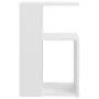 Mesa auxiliar de madera contrachapada blanco 36x30x56 cm de vidaXL, Mesas auxiliares - Ref: Foro24-802993, Precio: 28,96 €, D...
