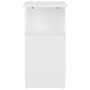 Mesa auxiliar de madera contrachapada blanco 36x30x56 cm de vidaXL, Mesas auxiliares - Ref: Foro24-802993, Precio: 28,54 €, D...